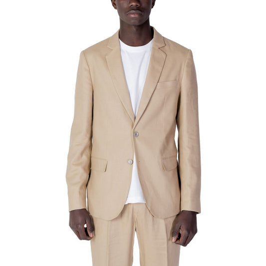 Antony Morato Beige Linen Suit