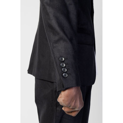 Antony Morato Black Linen Suit