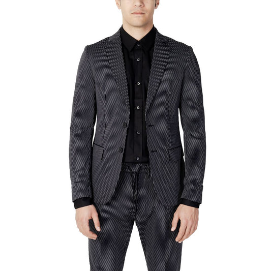 Antony Morato Schwarzer Baumwollblazer