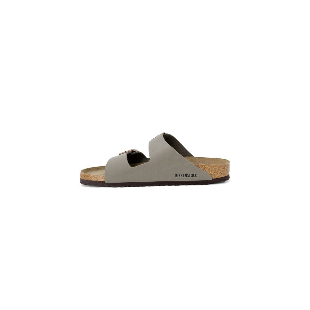 Birkenstock – Graue Ledersandale