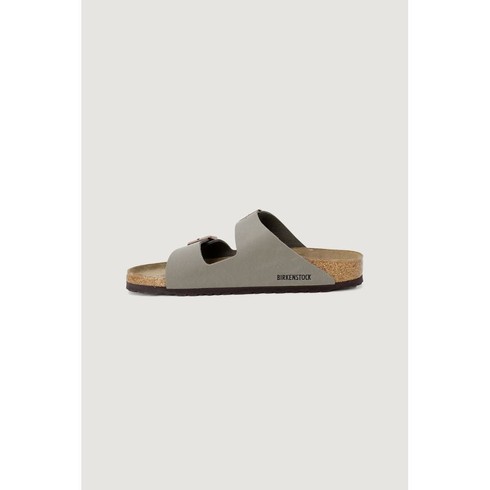 Birkenstock – Graue Ledersandale