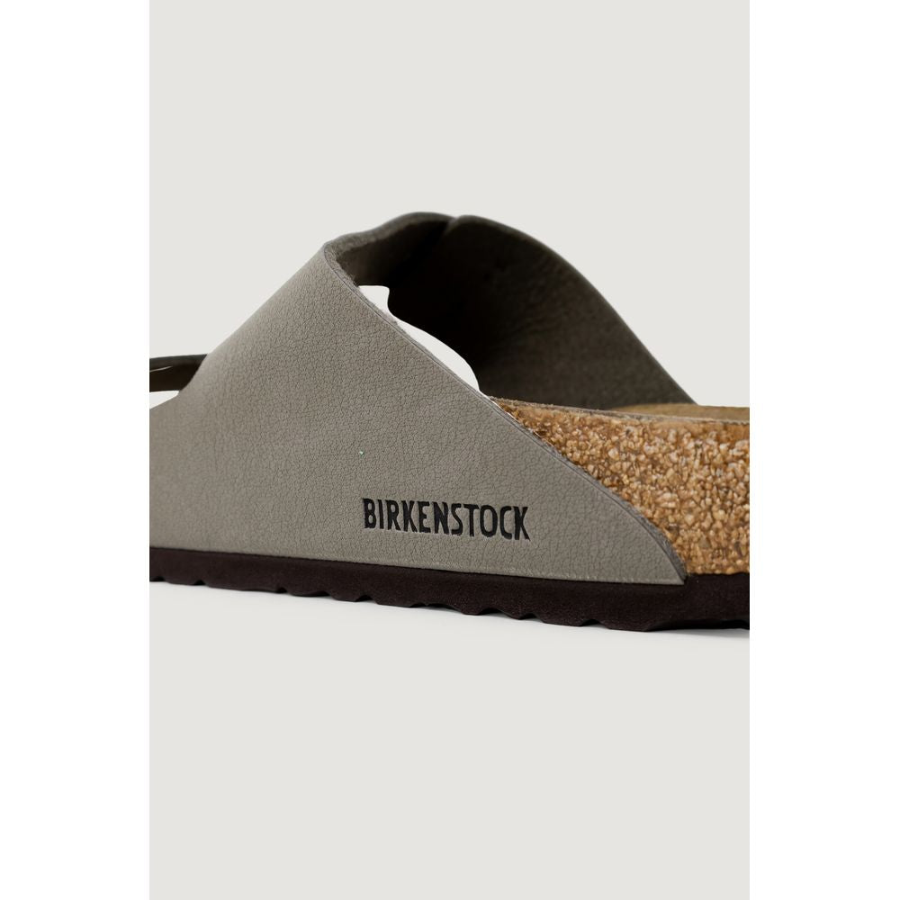 Birkenstock – Graue Ledersandale