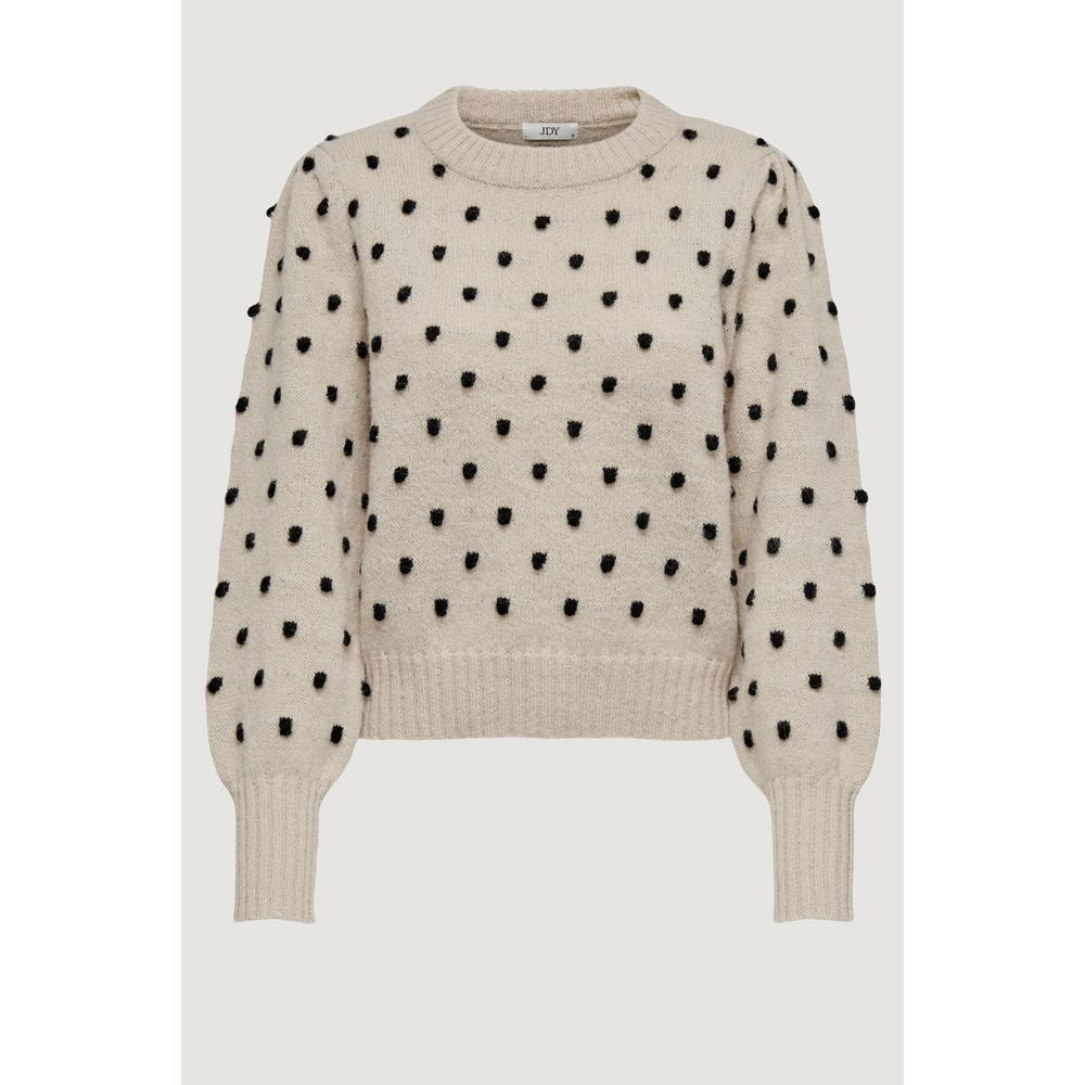 Jacqueline De Yong Beige Polyester Pullover