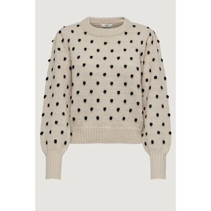 Jacqueline De Yong Beige Polyester Pullover