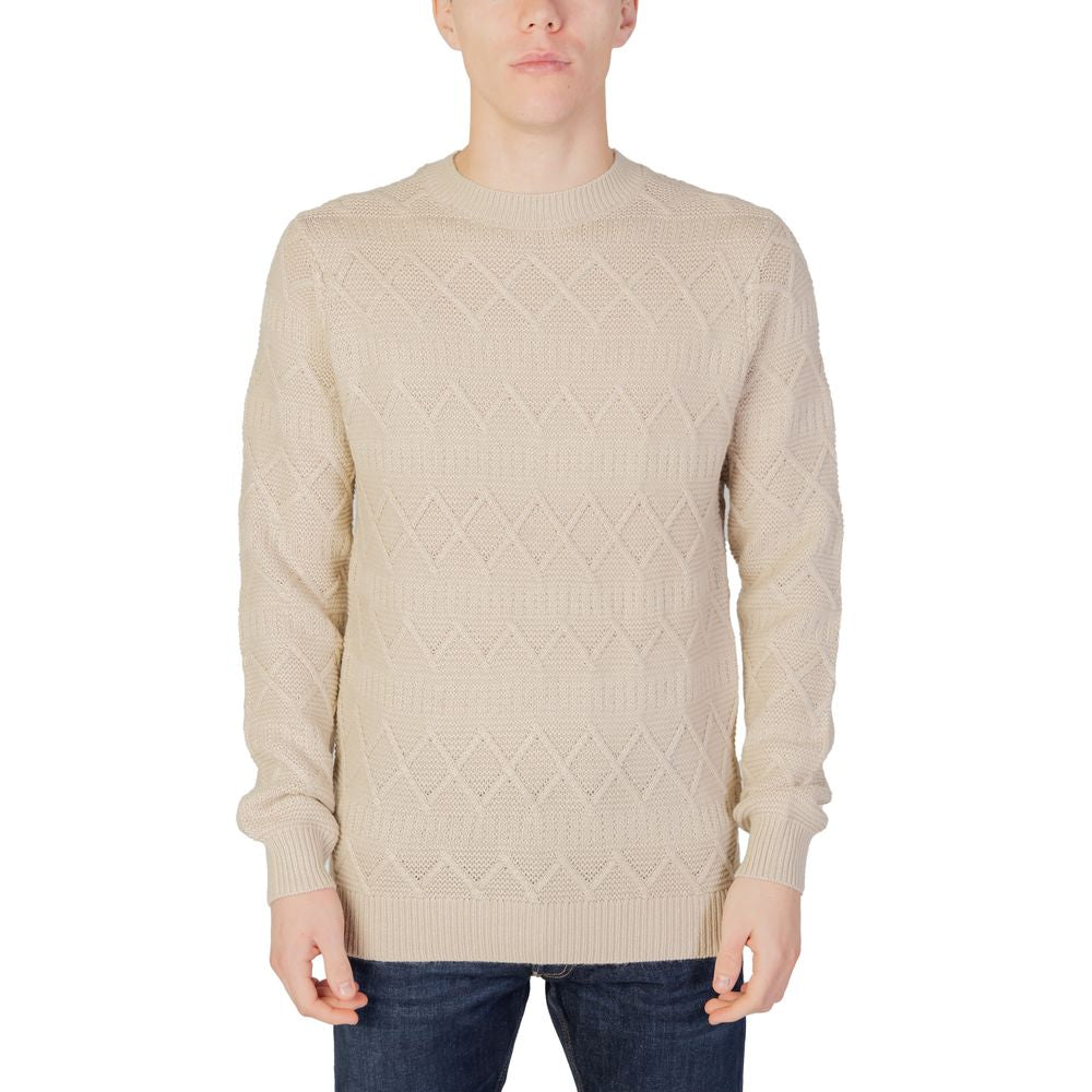 Only & Sons Beige Acrylic Sweater