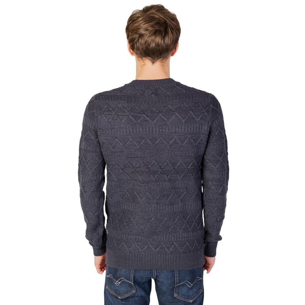 Only &amp; Sons – Blauer Pullover aus Acryl