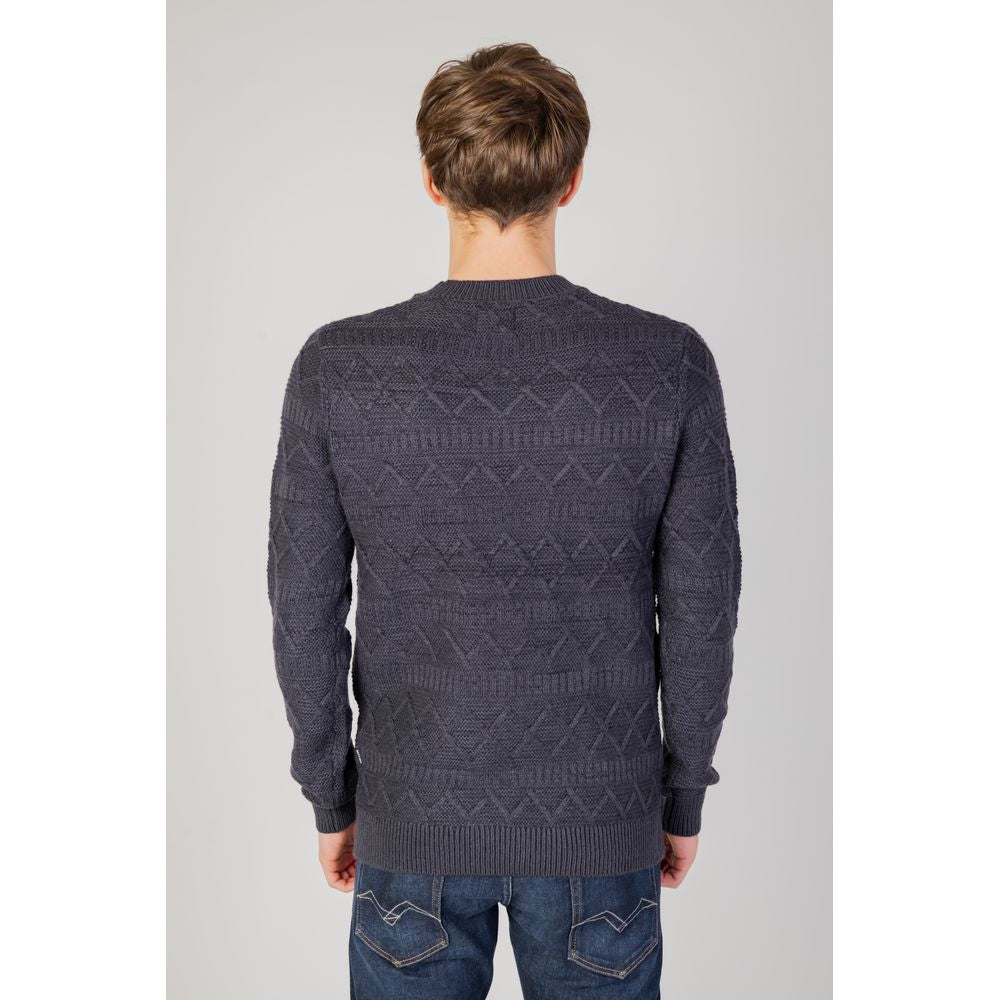 Only &amp; Sons – Blauer Pullover aus Acryl