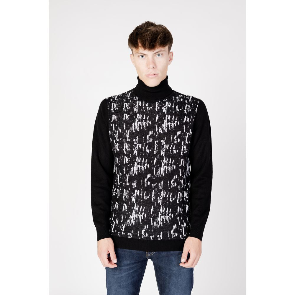 Schwarzer Wollpullover von Antony Morato