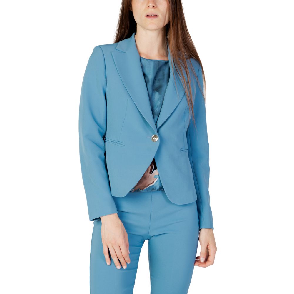 Rinascimento Turquoise Polyester Suits & Blazer