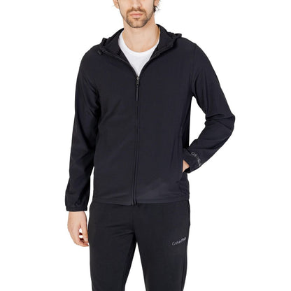 Calvin Klein Sport – Schwarze Polyesterjacke