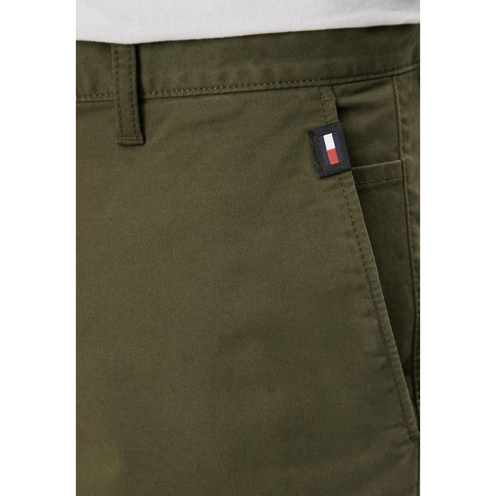 Tommy Hilfiger Jeans – Grüne Shorts aus Bio-Baumwolle