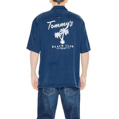 Tommy Hilfiger Jeans – Lyocell-Hemd, Blau