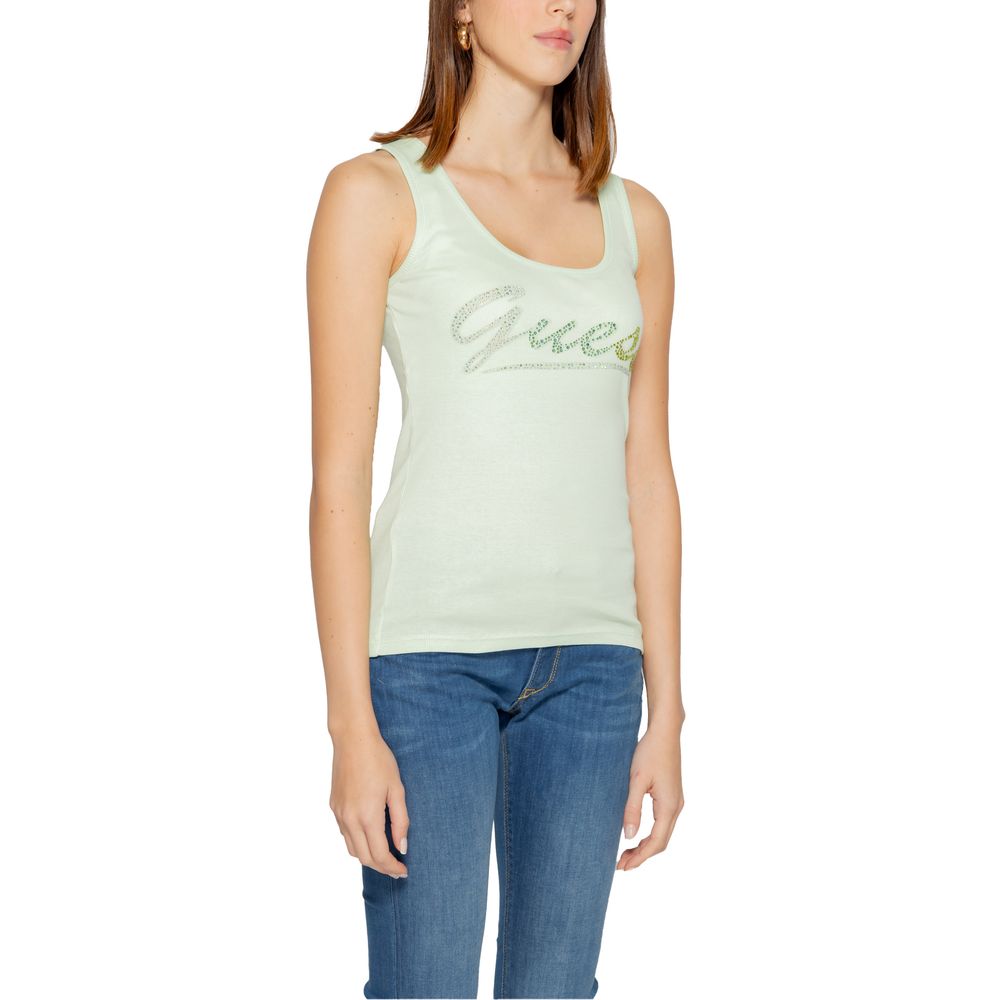 Guess Türkis Baumwolle Tops &amp; T-Shirt