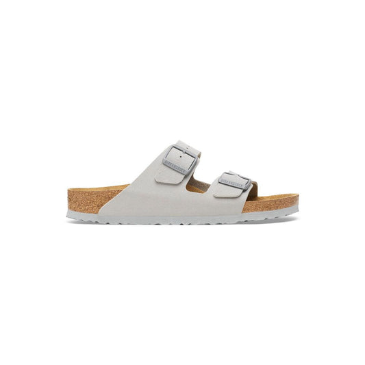 Birkenstock – Graue Viskose-Sandale