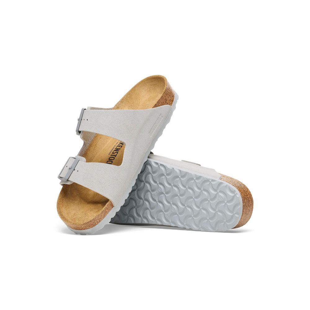 Birkenstock – Graue Viskose-Sandale