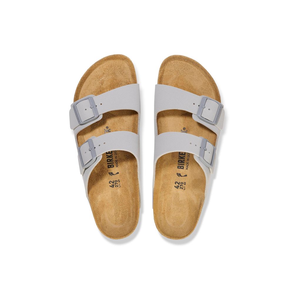 Birkenstock – Graue Viskose-Sandale