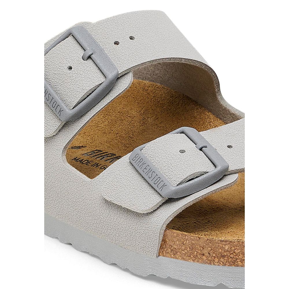 Birkenstock – Graue Viskose-Sandale