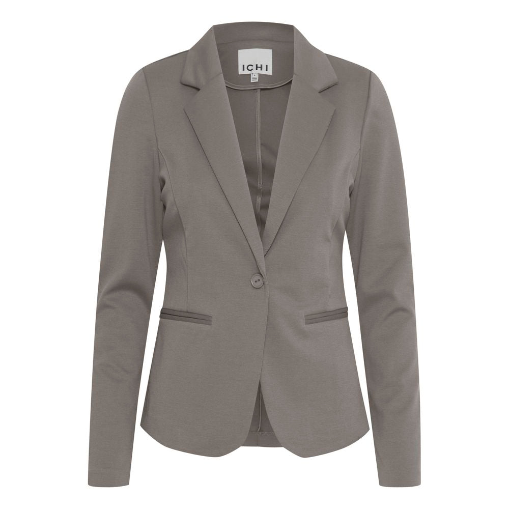 ICHI Graue Anzüge und Blazer aus Polyester