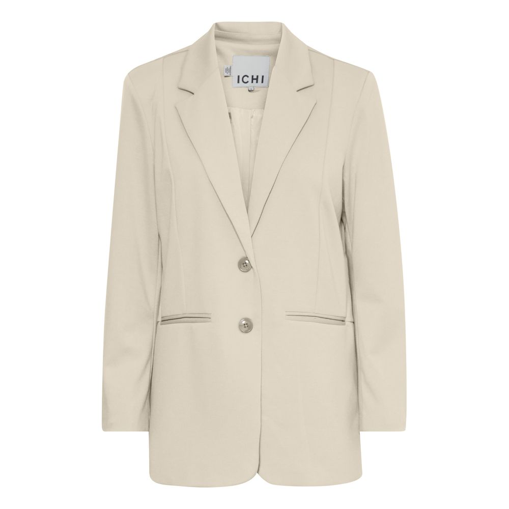 ICHI Beige Anzüge und Blazer aus recyceltem Polyester