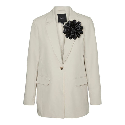 Vero Moda – Beige Anzüge und Blazer aus Polyester