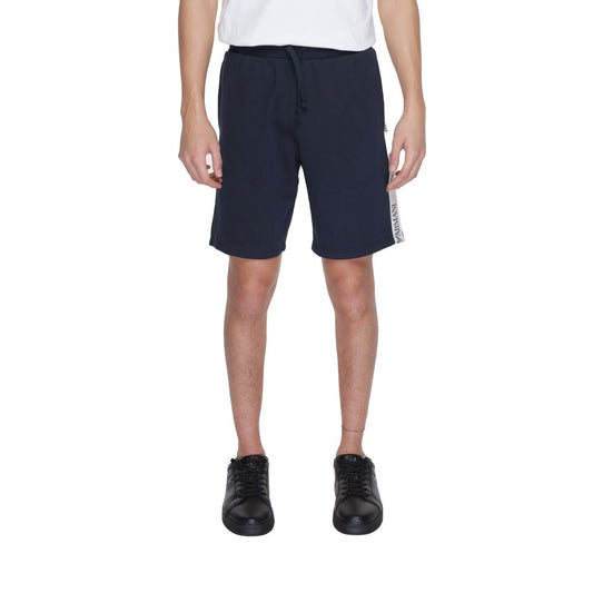 Emporio Armani Unterwäsche, blaue Baumwollshorts