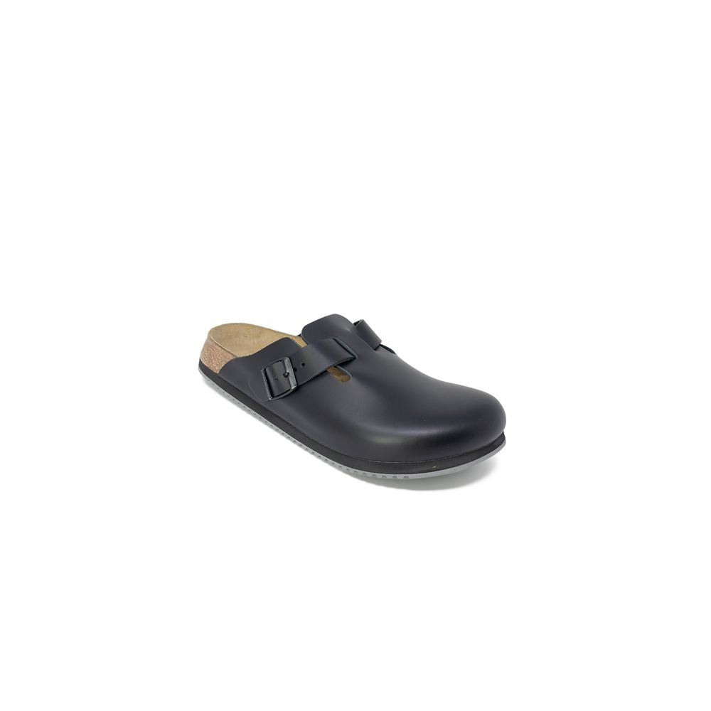 Birkenstock – Schwarze Ledersandale