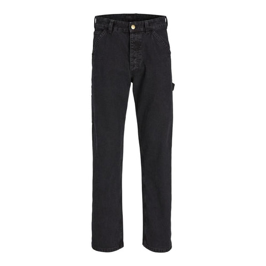 Jack Jones – Schwarze Jeans und Hose aus Baumwolle