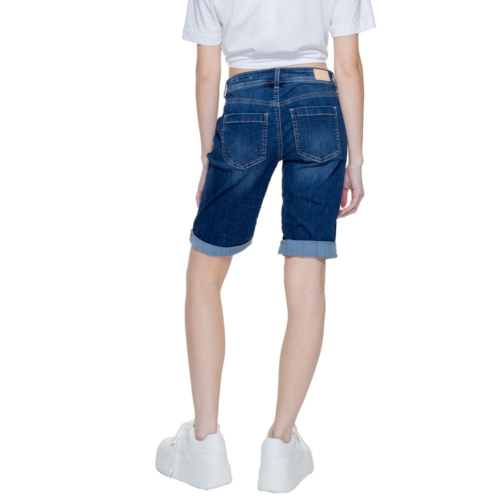 Street One Blaue Baumwollshorts