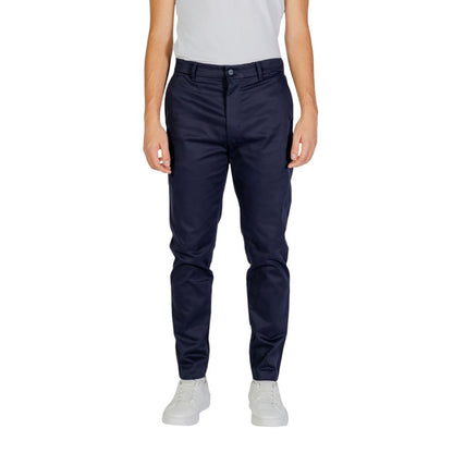 Calvin Klein Jeans Blue Cotton Rigenerato Jeans & Pant