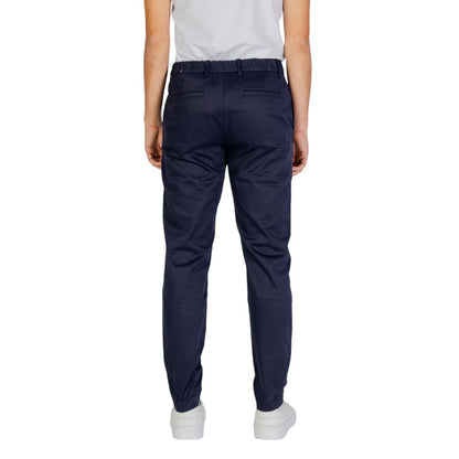 Calvin Klein Jeans Blue Cotton Rigenerato Jeans & Pant