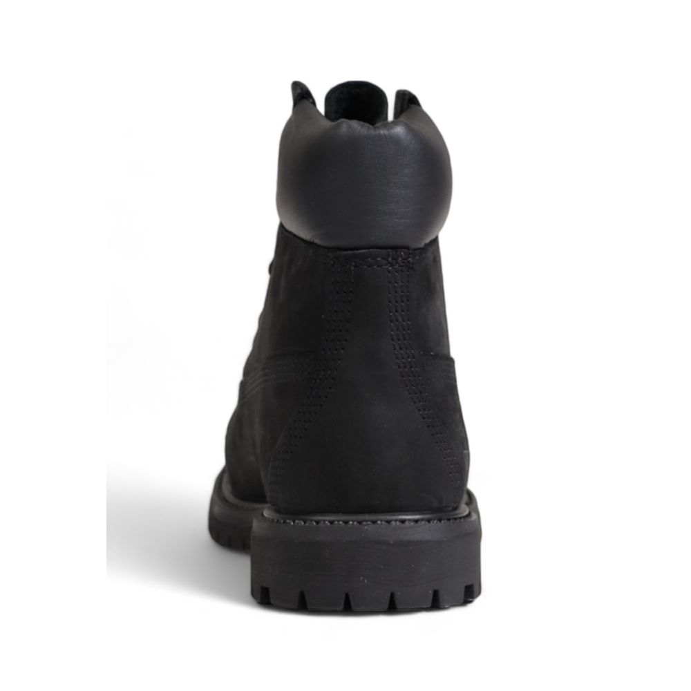 Timberland – Schwarze Stiefel aus recyceltem Leder