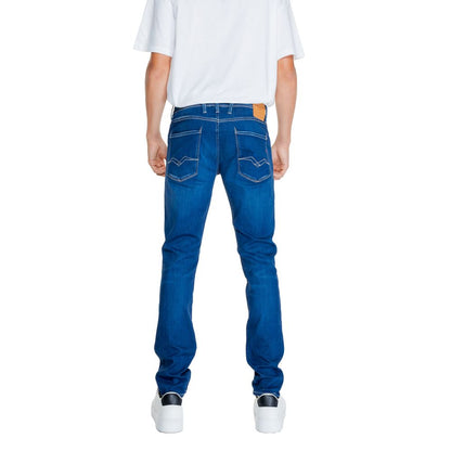 Replay Jeans &amp; Hose aus Baumwolle, Blau