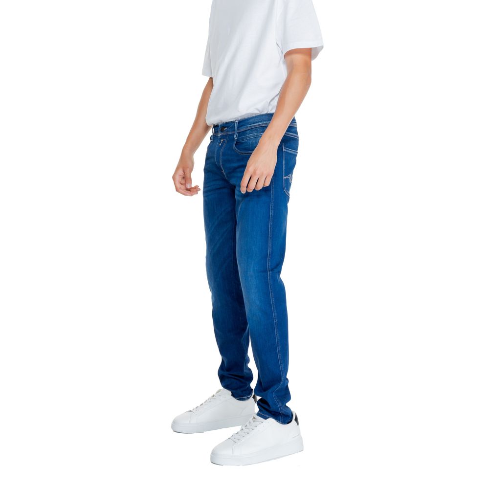 Replay Jeans &amp; Hose aus Baumwolle, Blau