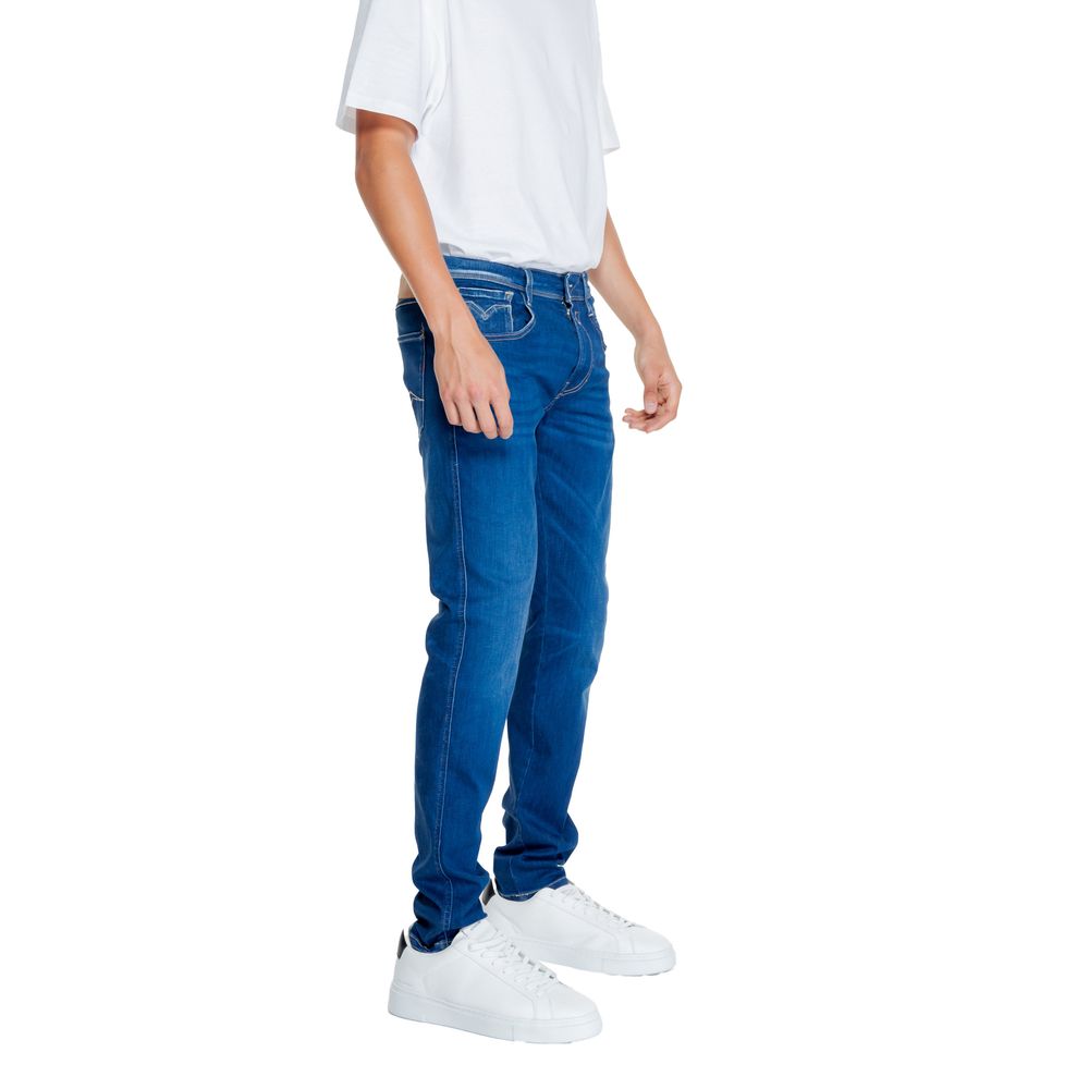 Replay Jeans &amp; Hose aus Baumwolle, Blau