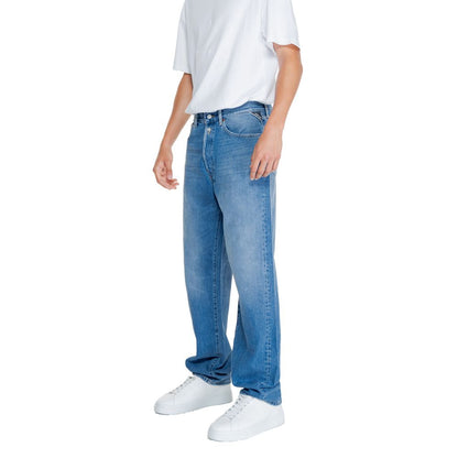 Replay Jeans &amp; Hose aus Baumwolle, Blau