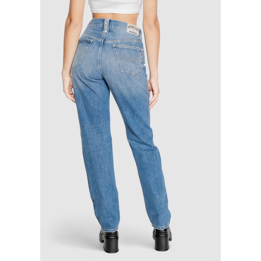 Replay Jeans &amp; Hose aus Baumwolle, Blau