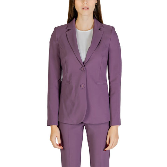 Sandro Ferrone Lila Polyester Anzüge &amp; Blazer