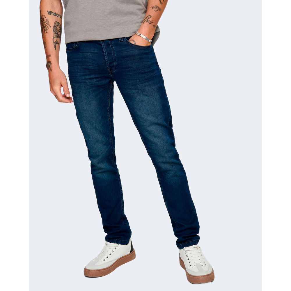 Only &amp; Sons – Jeans und Hose aus Baumwolle, Blau