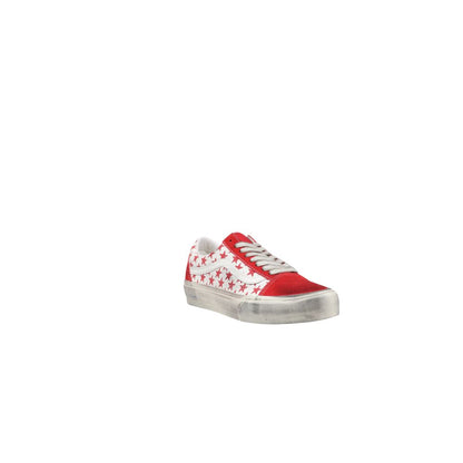 Vans – Rote Wildleder-Sneaker