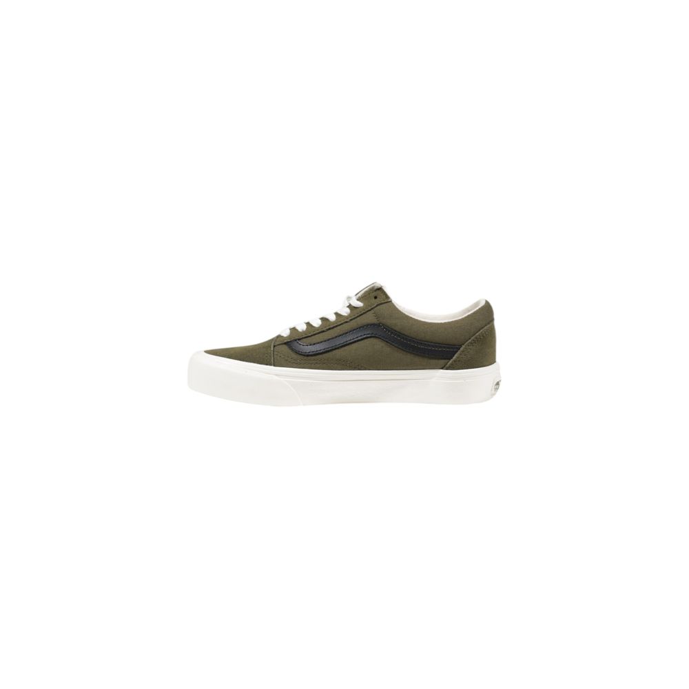 Vans – Grüne Ledersneaker