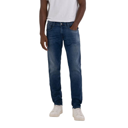 Replay Jeans &amp; Hose aus Baumwolle, Blau