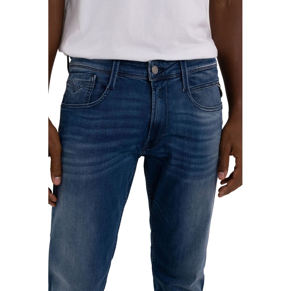 Replay Jeans &amp; Hose aus Baumwolle, Blau