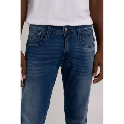 Replay Jeans &amp; Hose aus Baumwolle, Blau