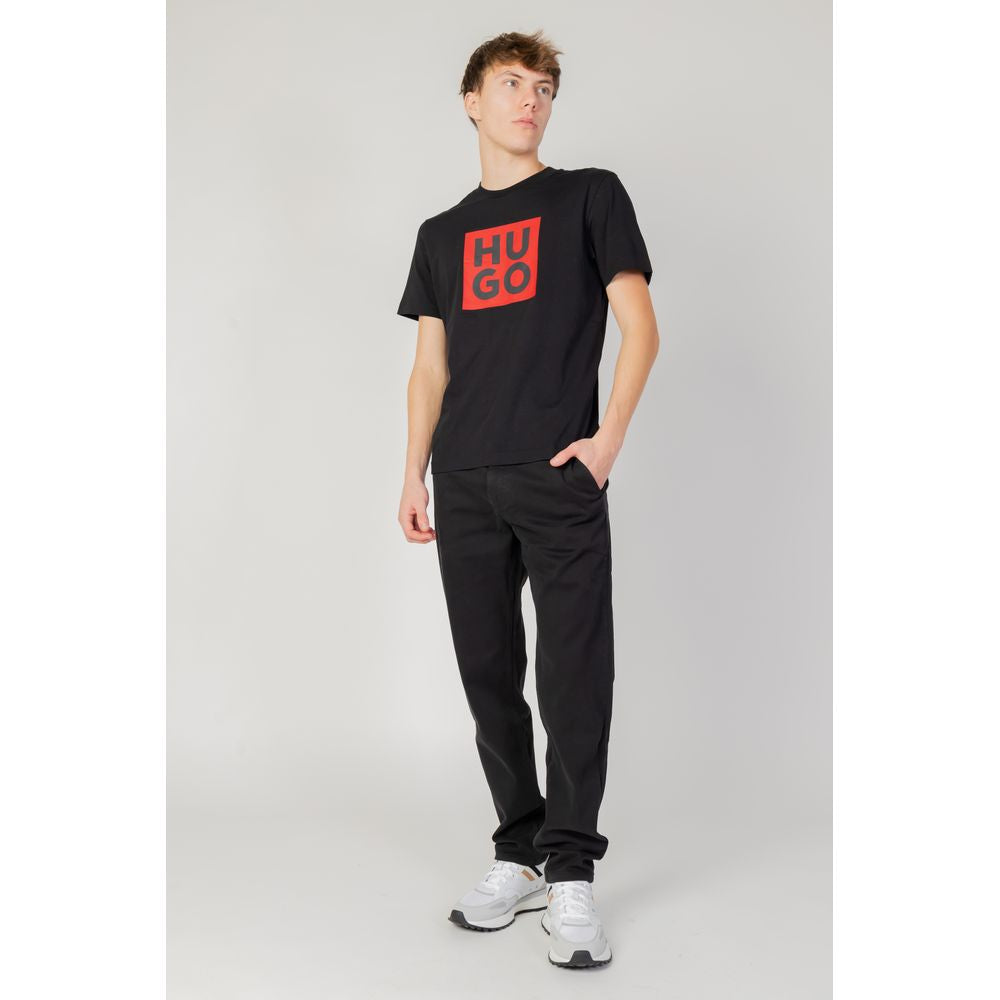 Hugo Boss Black Cotton Jeans & Pant