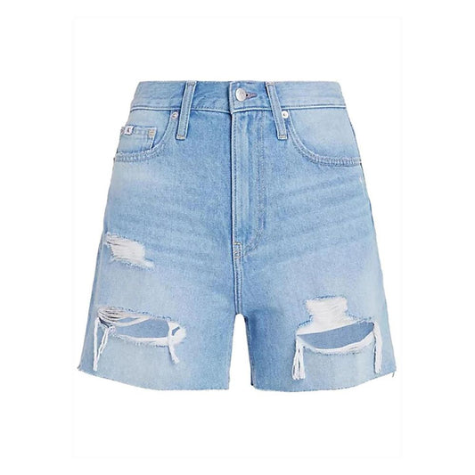 Calvin Klein Jeans – BETTER – INITIATIVE-Shorts aus Baumwolle in Hellblau