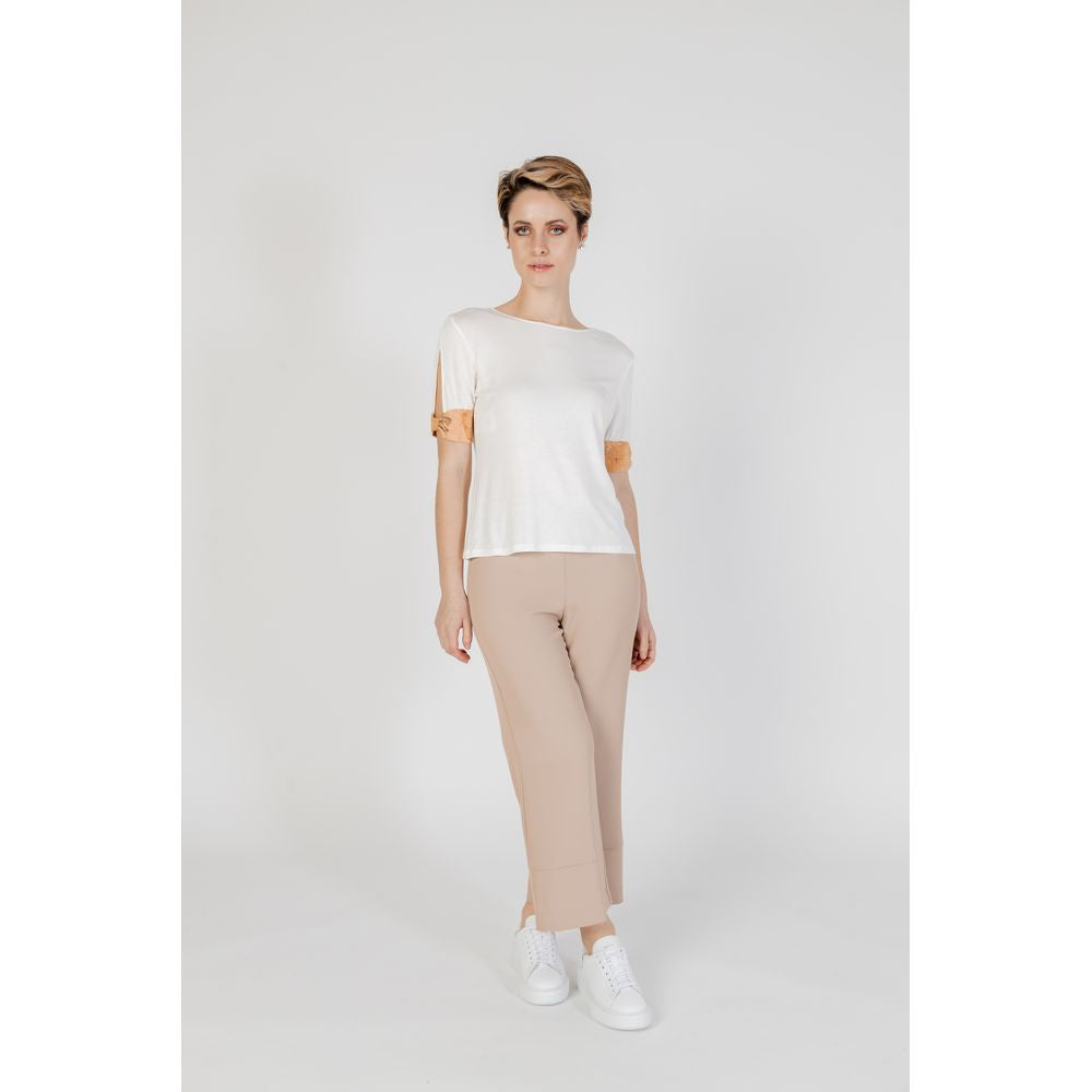 Alviero Martini Prima Classe Beige Viskose-Tops und T-Shirt