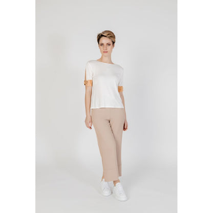 Alviero Martini Prima Classe Beige Viskose-Tops und T-Shirt