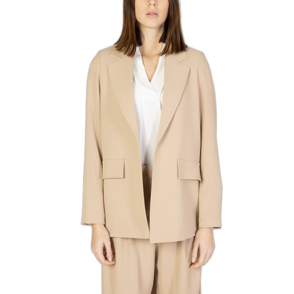 Sandro Ferrone Beige Polyester Anzüge &amp; Blazer