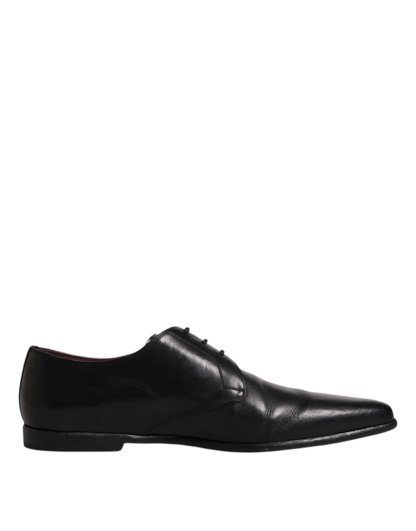 Dolce &amp; Gabbana – Derby-Schuhe aus schwarzem Leder für Herren