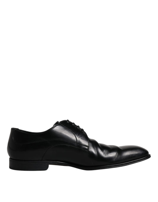 Dolce &amp; Gabbana – Formelle Derby-Schuhe aus schwarzem Leder für Herren